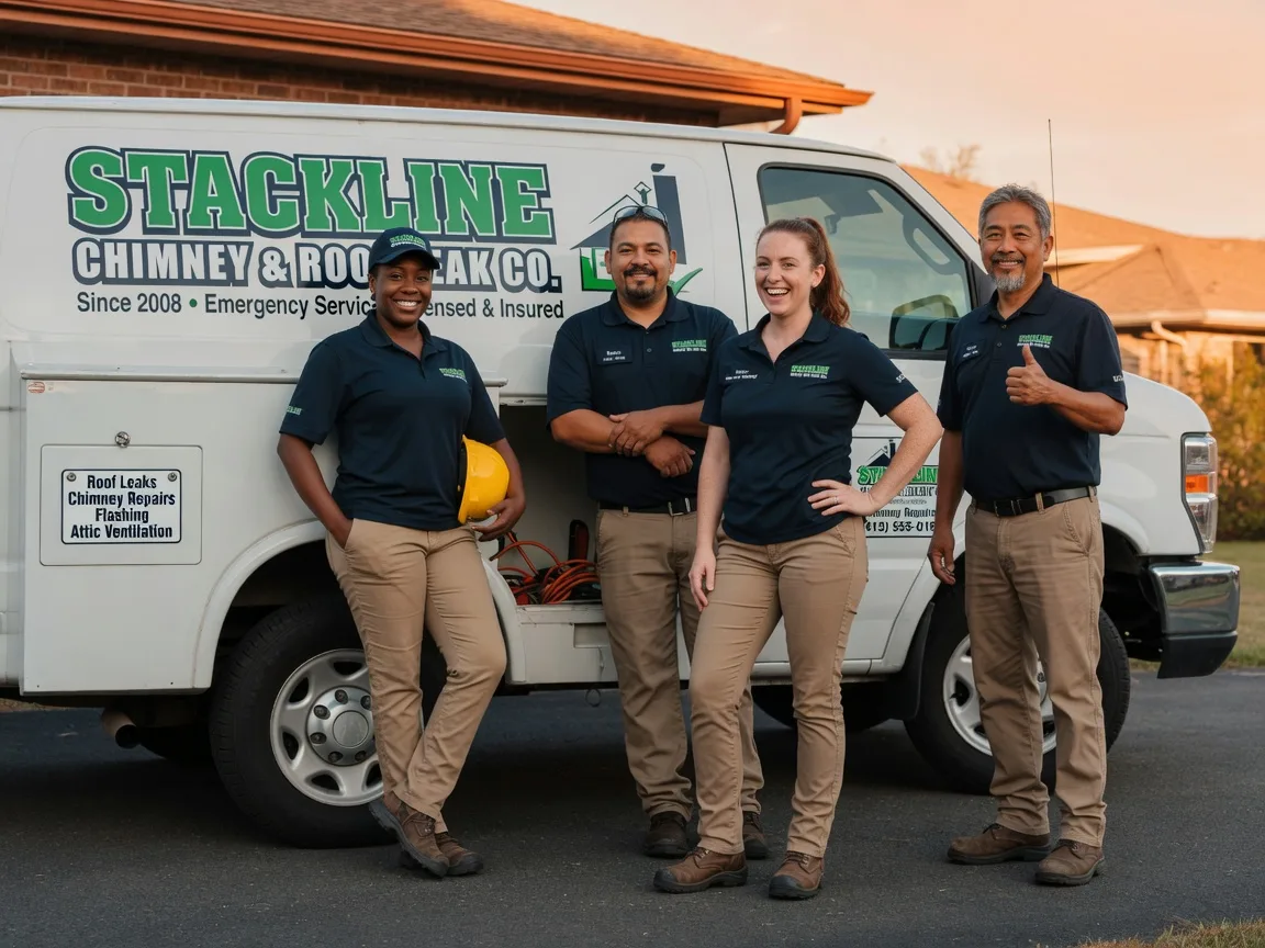 Chimney flashing repair company in Middletown, IA